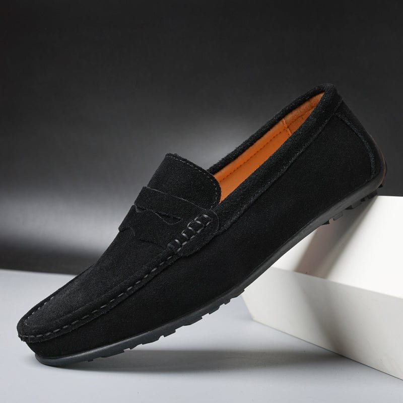 George™ | Slip-On Leather Band Loafers
