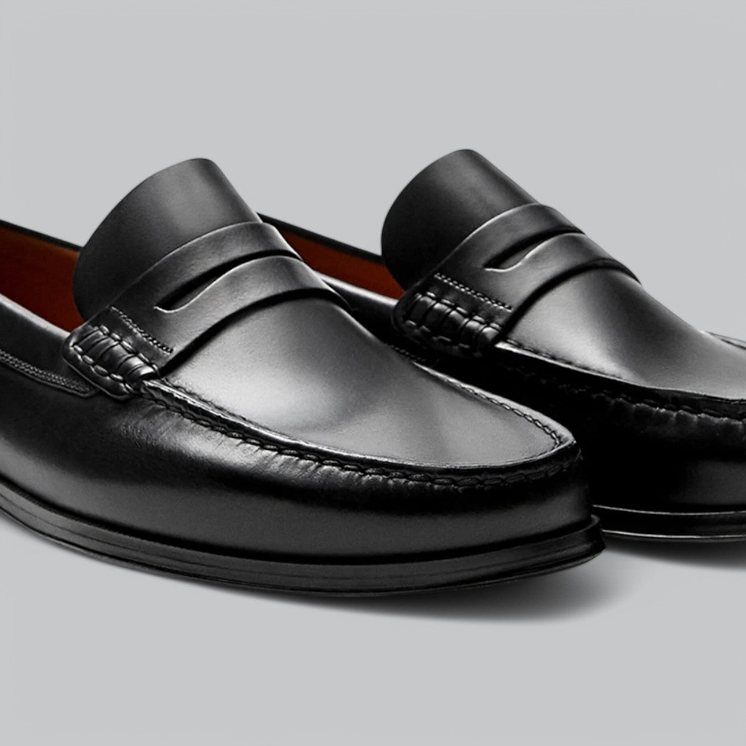 Nikolas | Chic Leather Penny Loafers