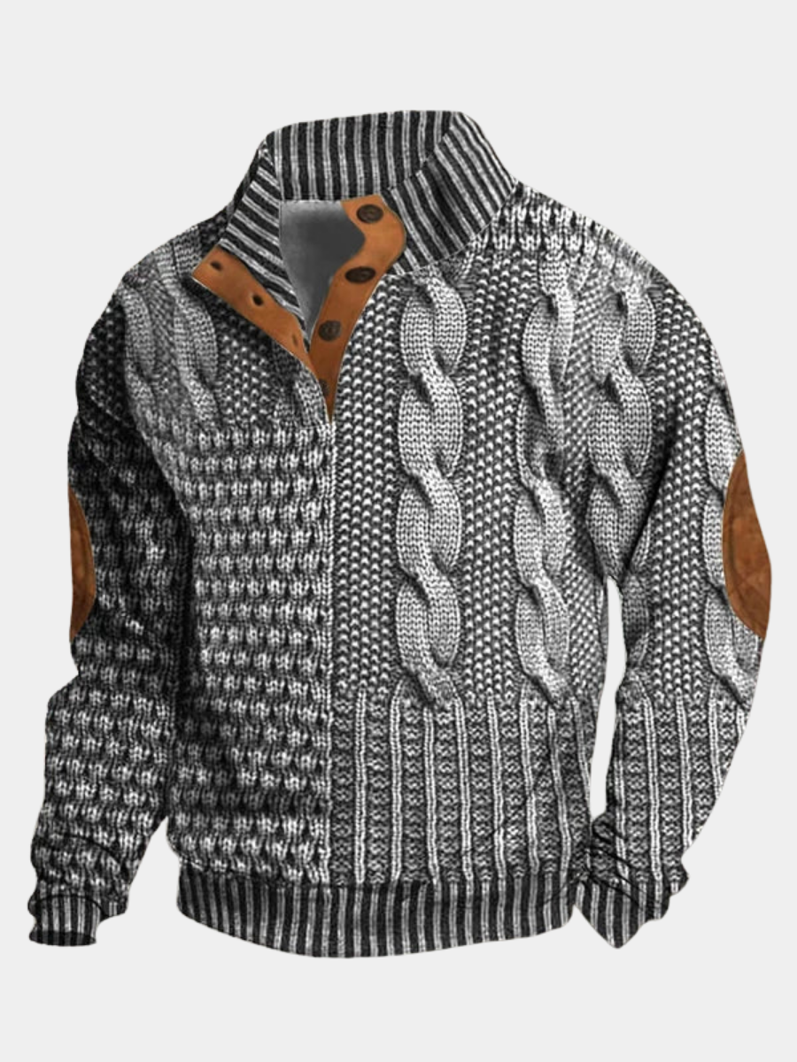 Connor | Warm Patterned Sweater