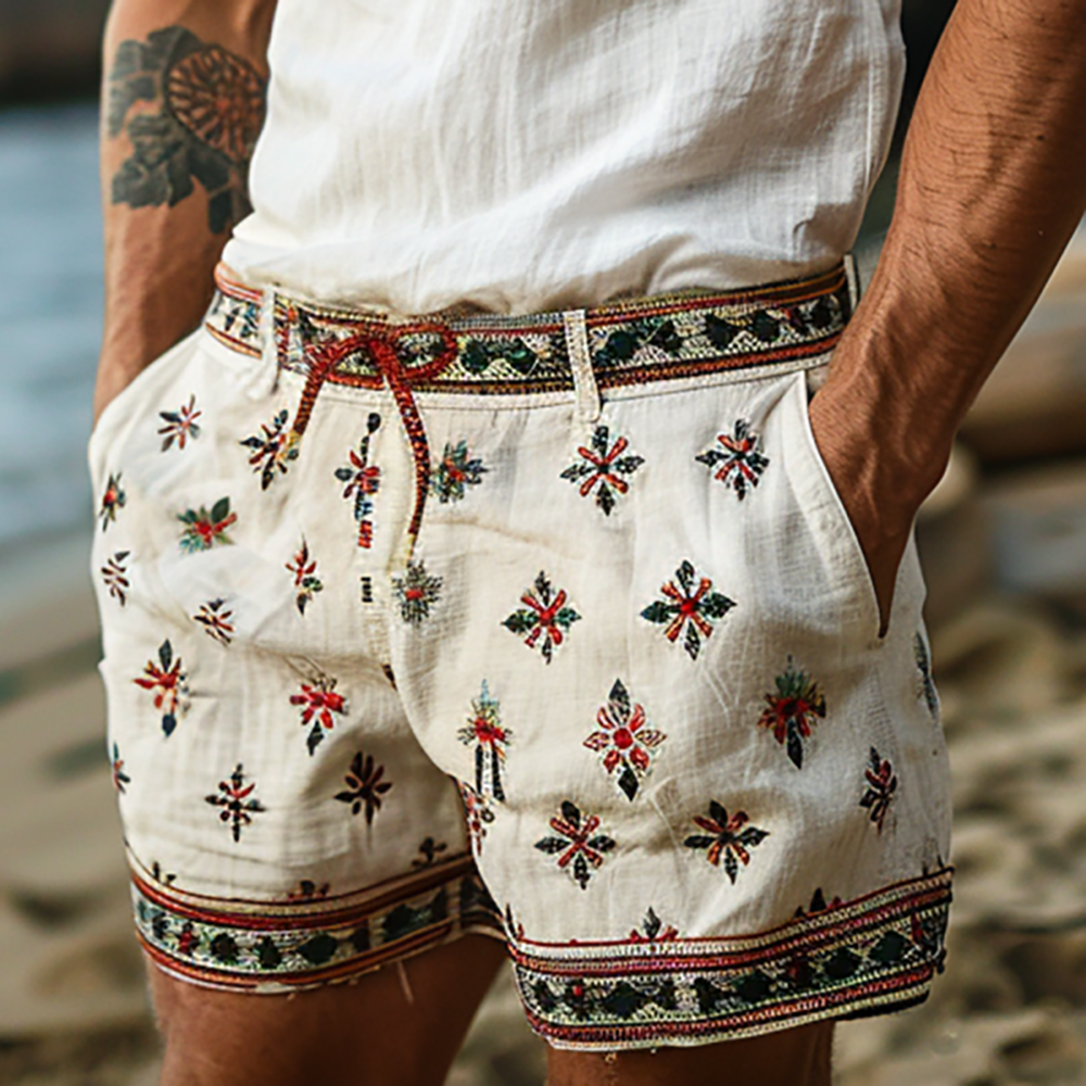 Kaleb® | Vintage Linen Shorts