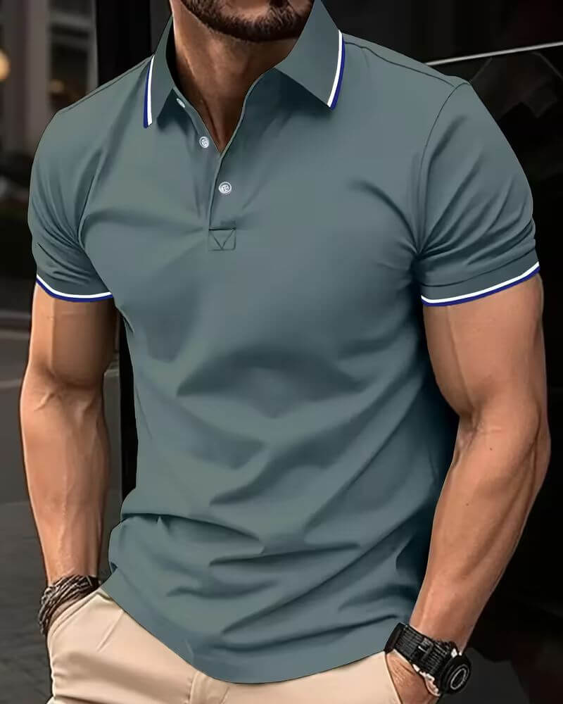 Bradley™ | Classic Button Up Short Sleeve Shirt