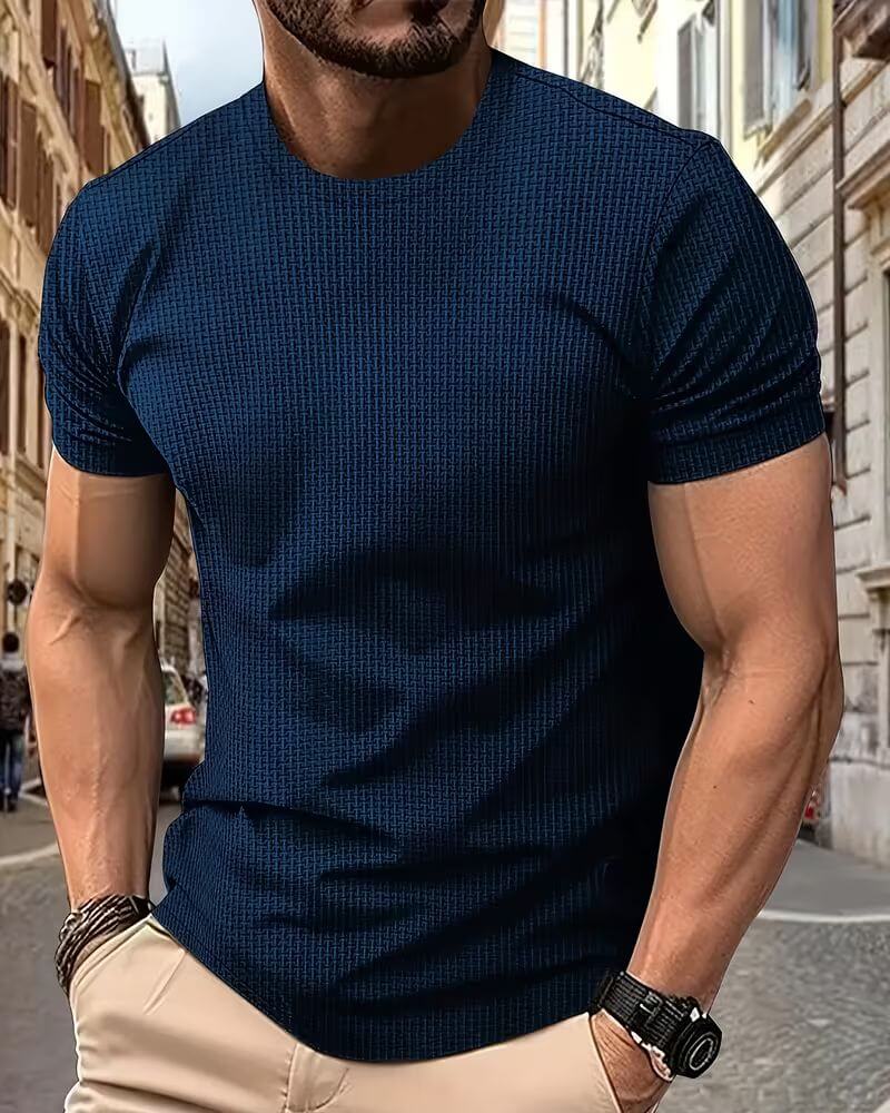 Brody™ | Waffle Knit Short Sleeve Shirt
