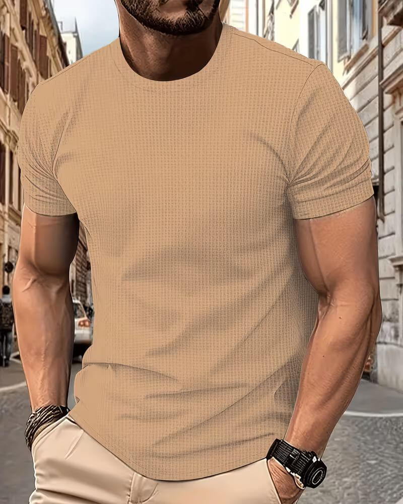 Brody™ | Waffle Knit Short Sleeve Shirt