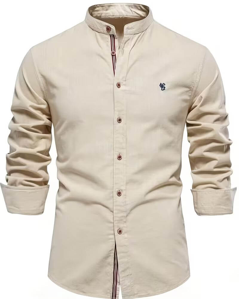 Cole™ | Stand Up Collar Long Sleeve Shirt