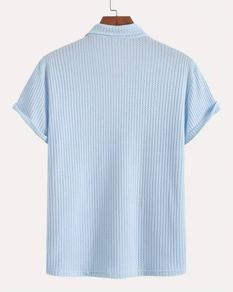 Dominic™ | Jacquard Knit Polo Shirt