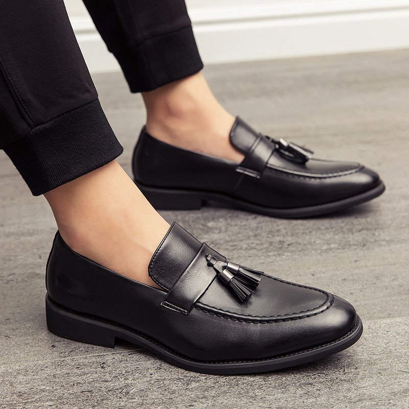 Dennis® | Leather Tassel Loafers