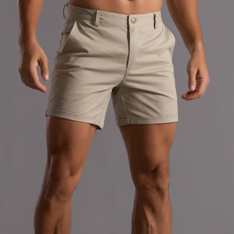 Men's Classic Casal Spring and Summer Cotton Blend Shorts