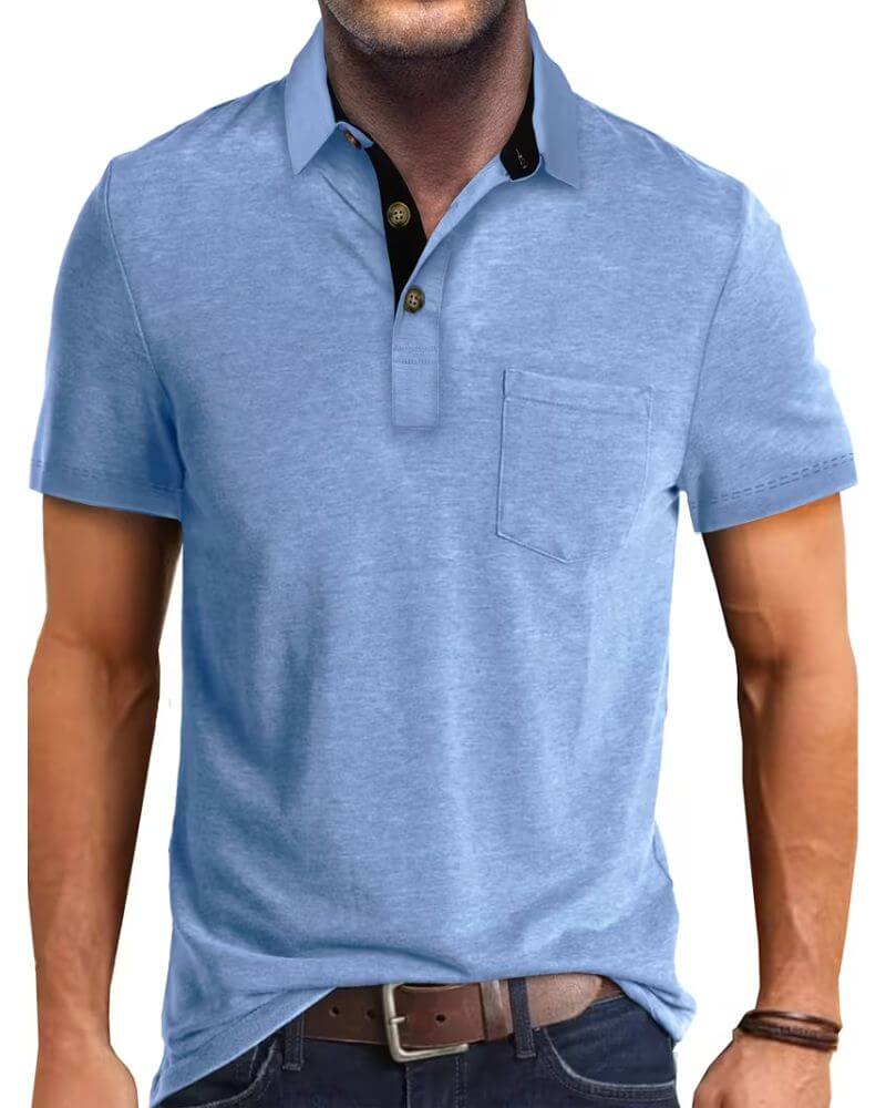 Raiden™ | Short Sleeve Button Polo Shirt