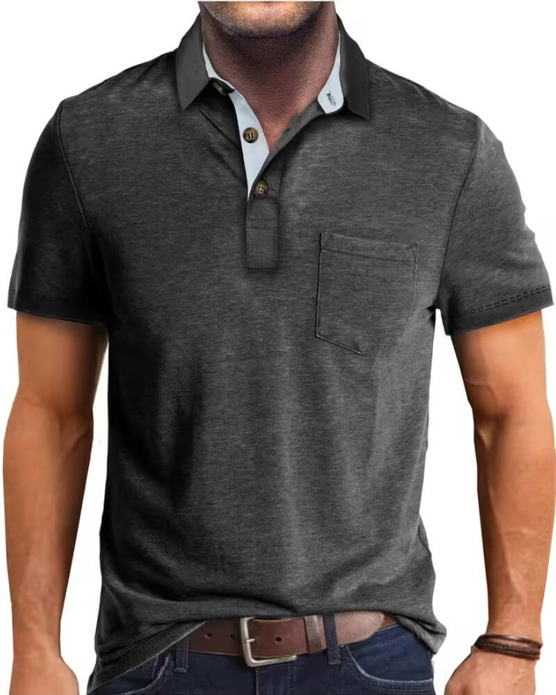 Raiden™ | Short Sleeve Button Polo Shirt