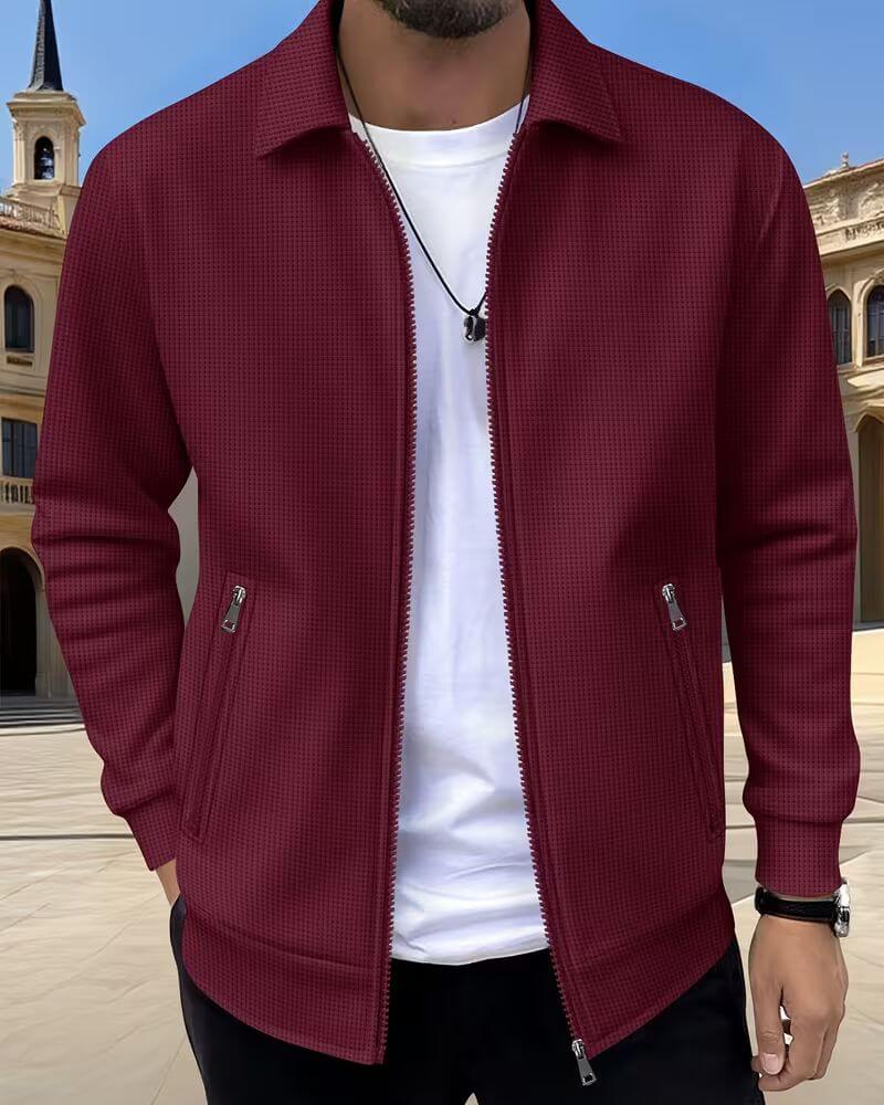Jaxon™ | Textured Casual Athletic Jacket