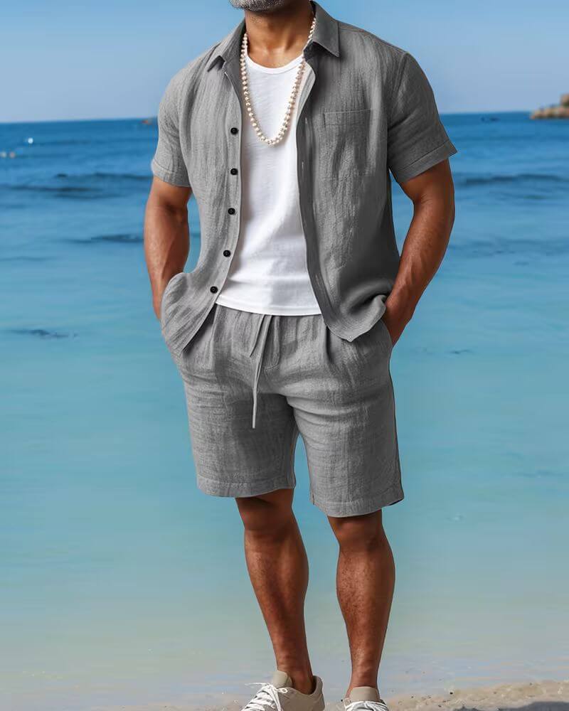 Russell™ | Quick Dry Summer Shirt and Shorts Set