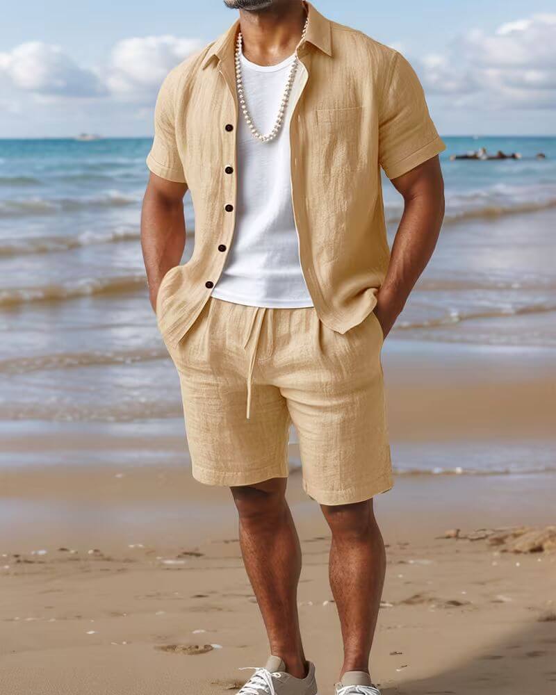 Russell™ | Quick Dry Summer Shirt and Shorts Set
