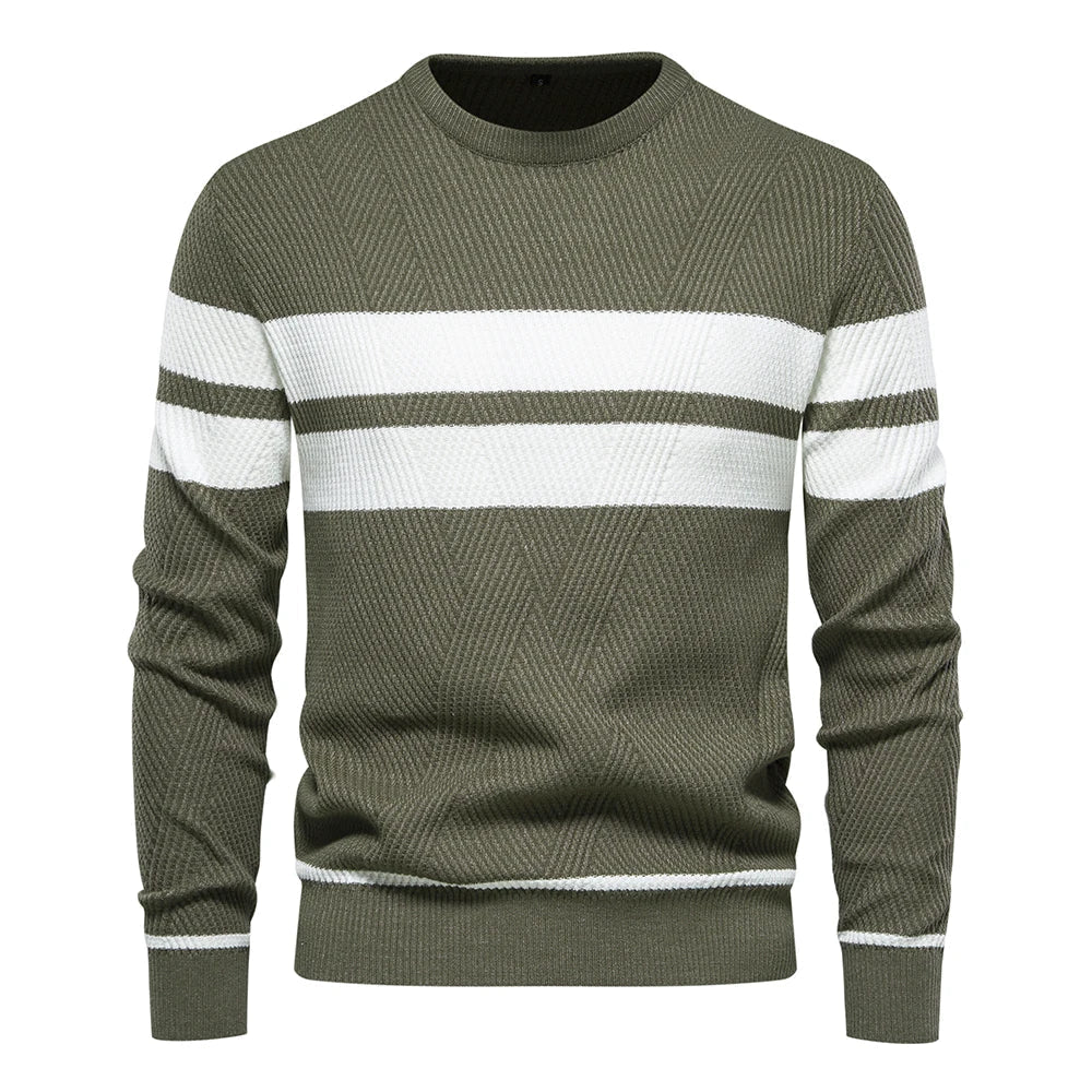 Elías® | Autumn Patchwork Sweater For Men