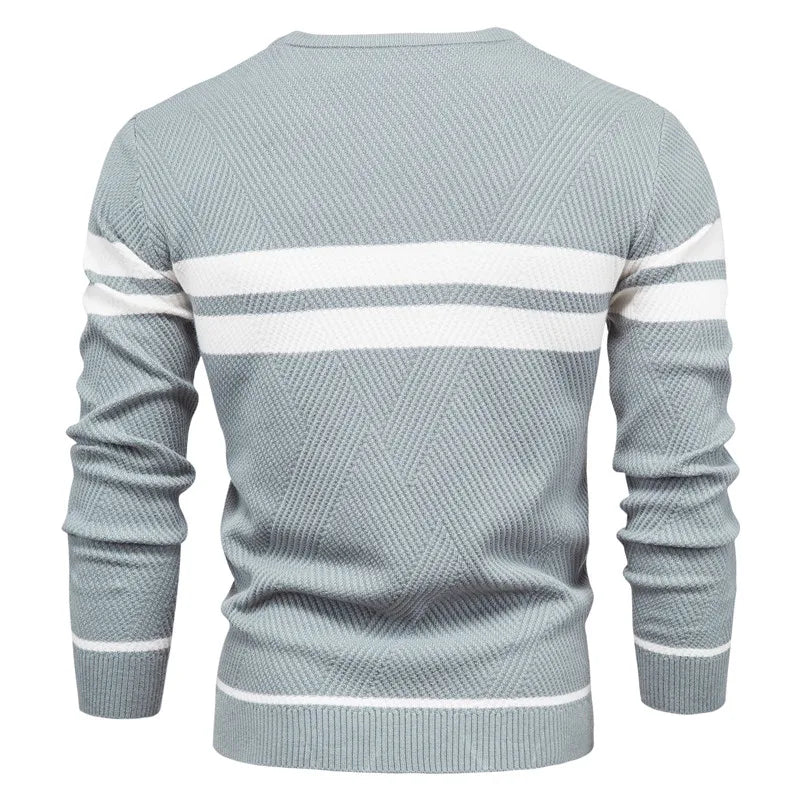 Elías® | Autumn Patchwork Sweater For Men