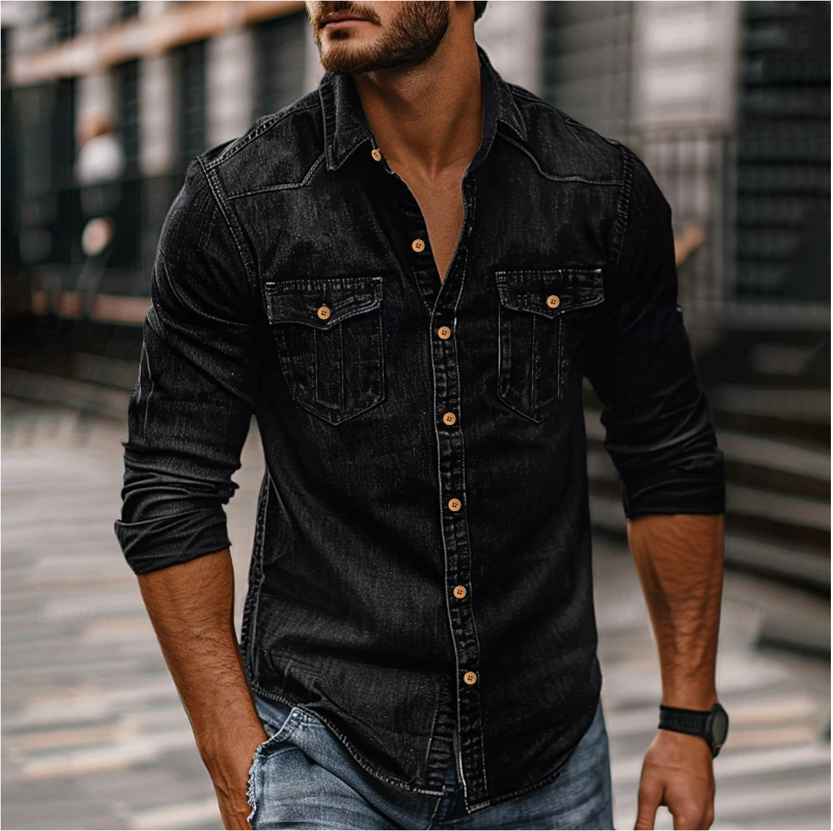 Joss® | Denim Shirt For Men