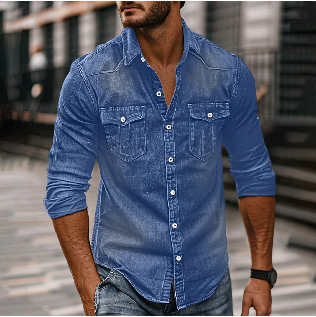 Joss® | Denim Shirt For Men
