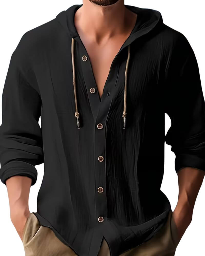 Walter™ | Lightweight Hooded Long Sleeve Shirt