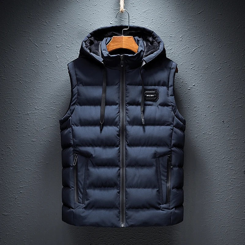 Brent® | Wintergilet Met Capuchon