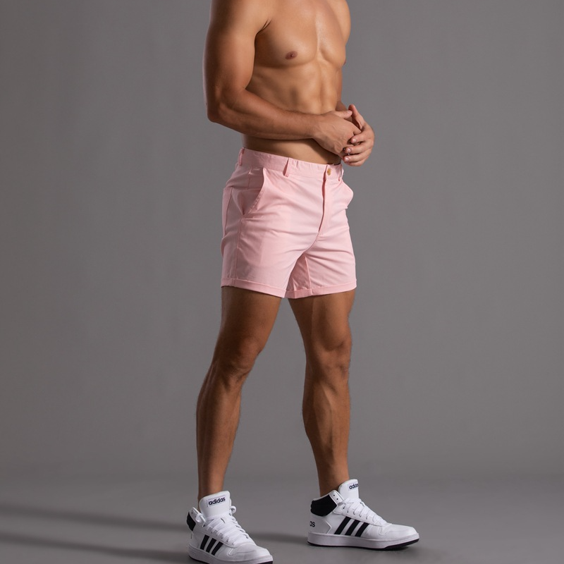 Men's Classic Casal Spring and Summer Cotton Blend Shorts