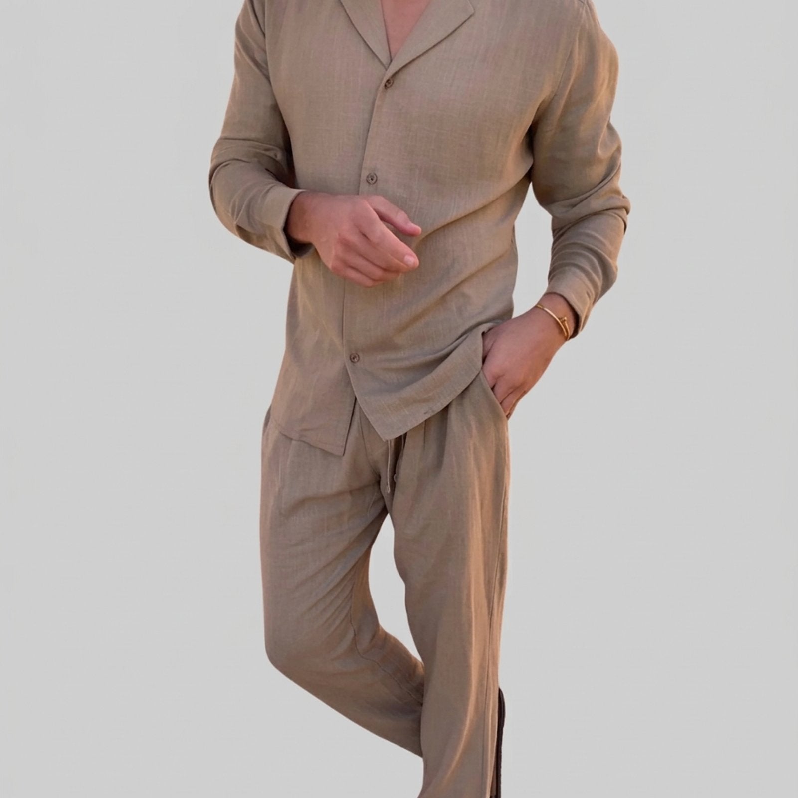 Noah™ | Breathable Linen Relaxed Fit Trousers