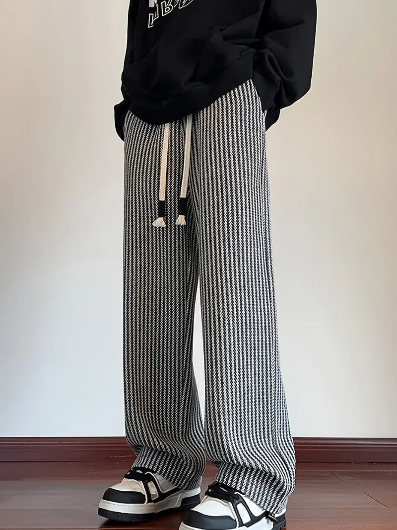 Christopher® | Striped Woven Trousers For Men