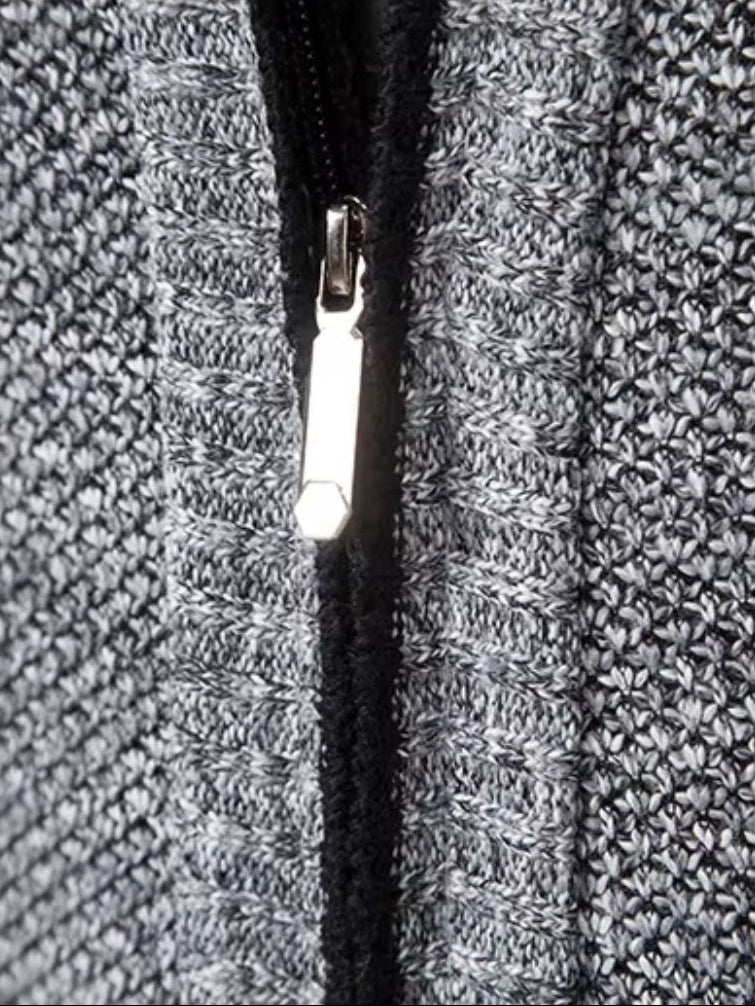 Elegant Full-Zip Sweater Vest