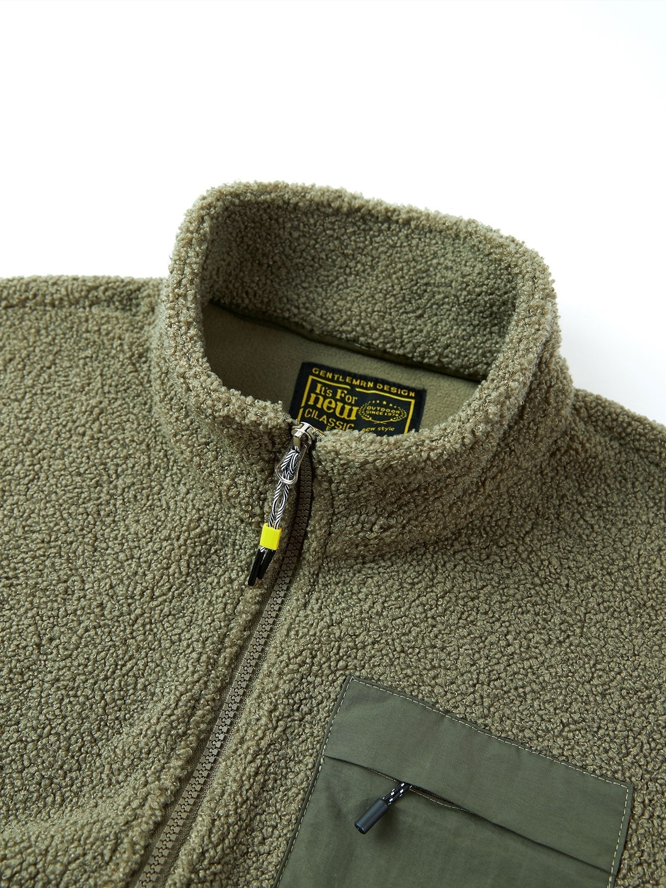 Easton | Teddy Fleece Zip Up Coat