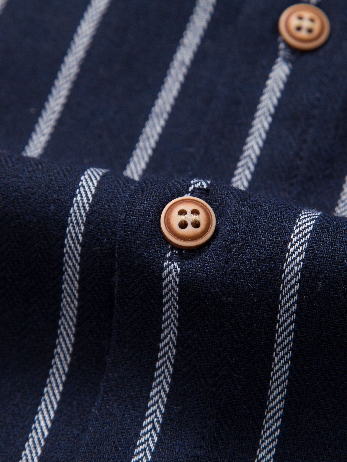Omar® | Cotton Blend Striped Button Up Shirt & Straight Leg Linen Pants