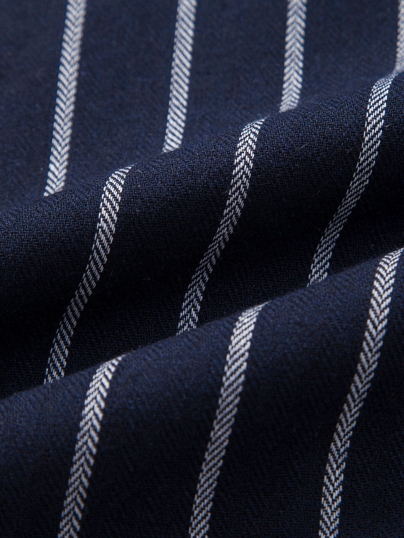 Omar® | Cotton Blend Striped Button Up Shirt & Straight Leg Linen Pants