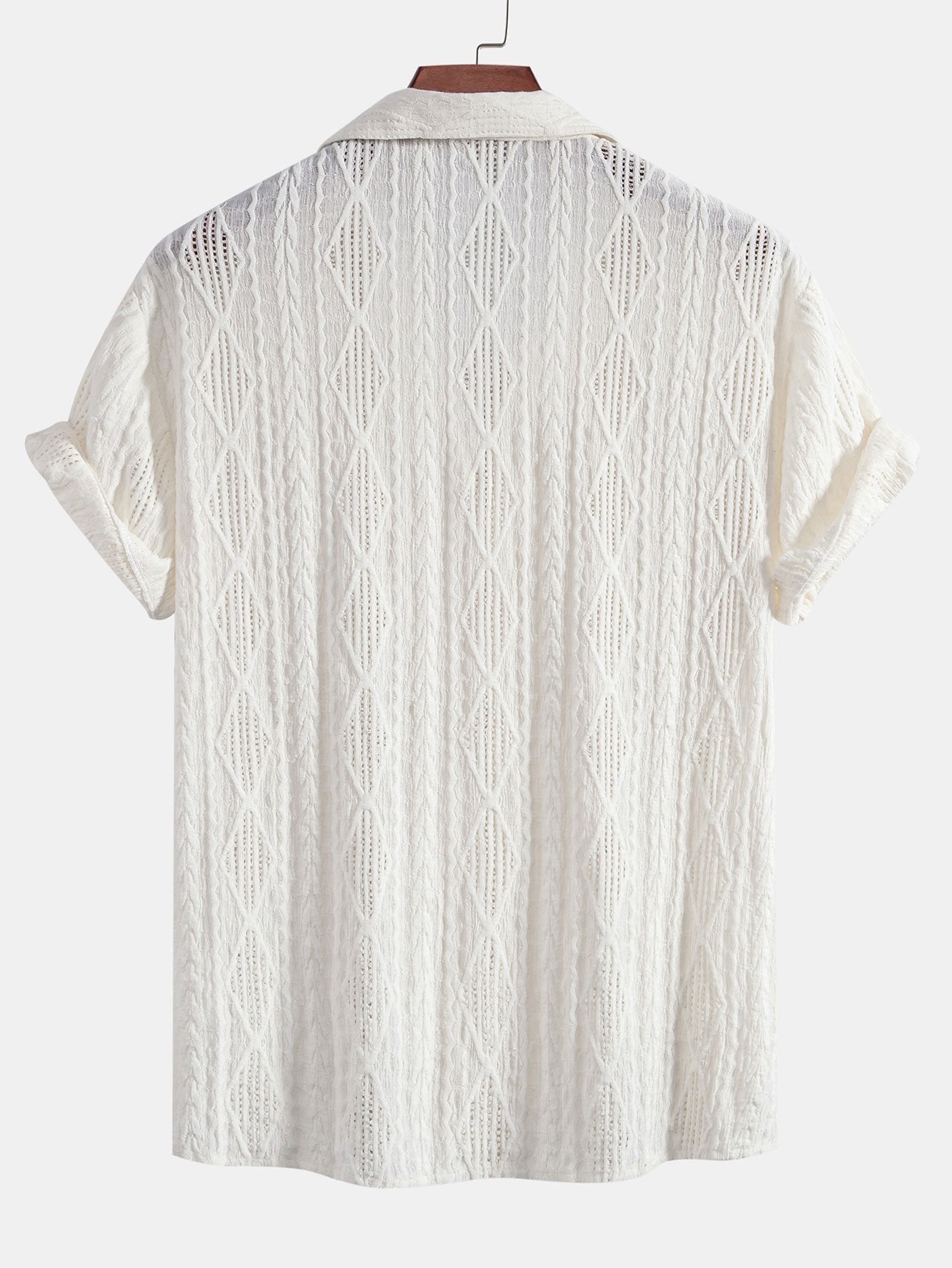 Jovan® | Cuban Geometric Jacquard Shirt