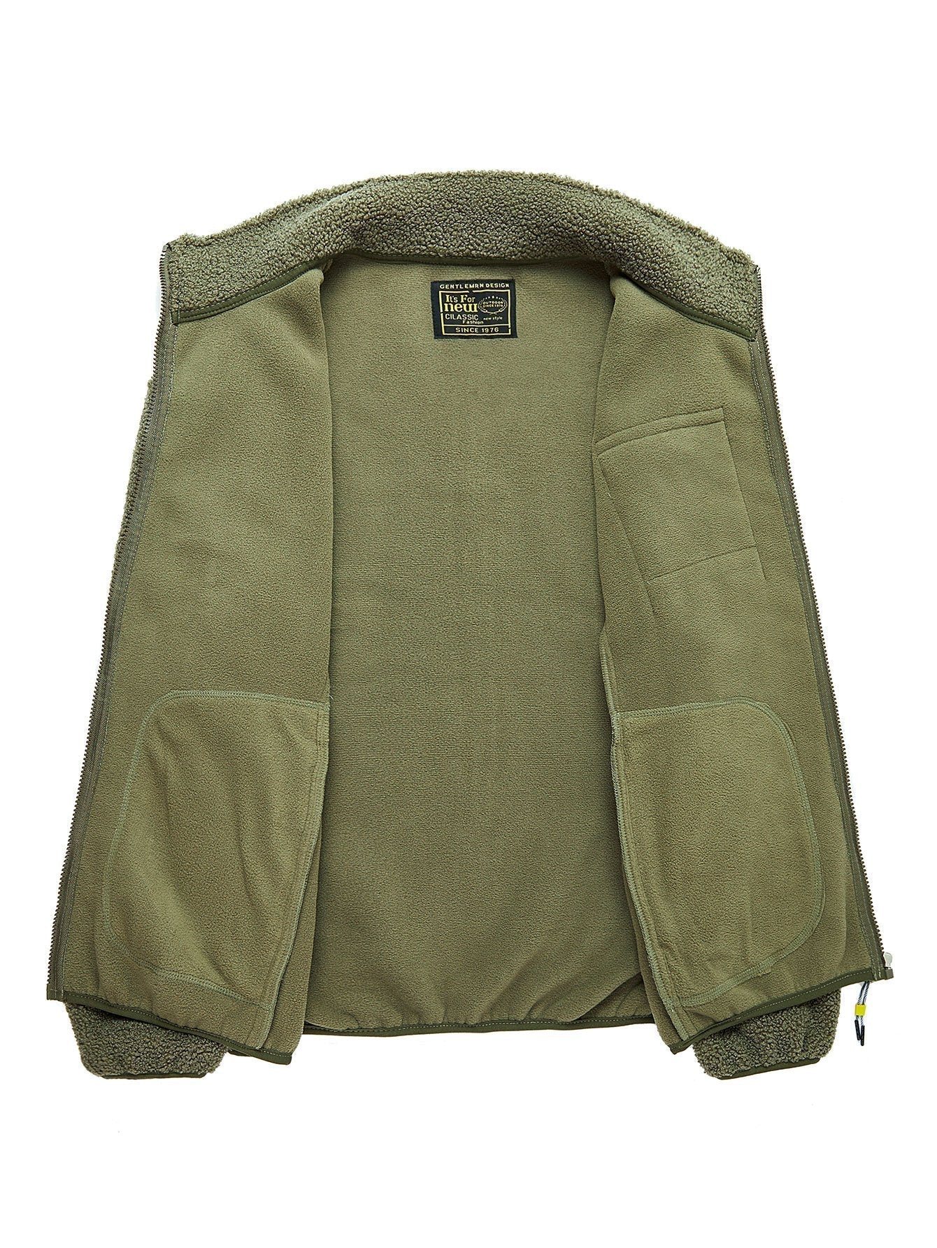 Easton | Teddy Fleece Zip Up Coat