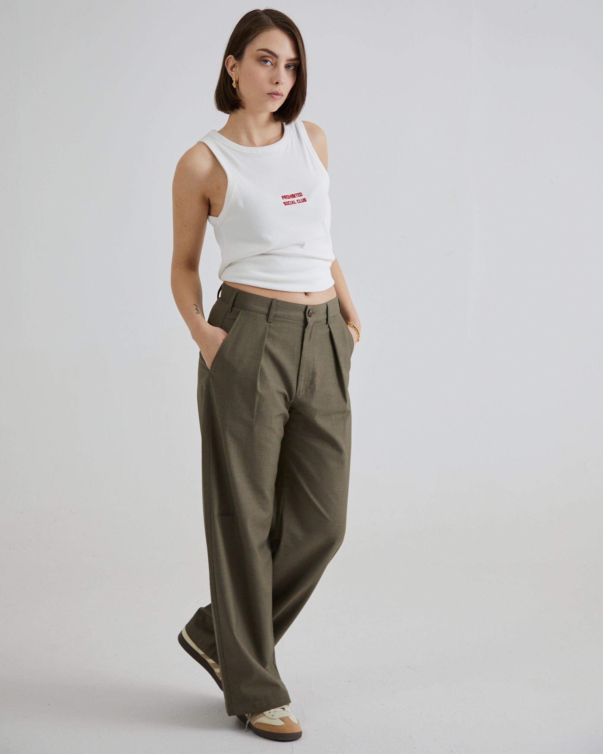 Agilbert® | THE IBRON PLEATED PANTS