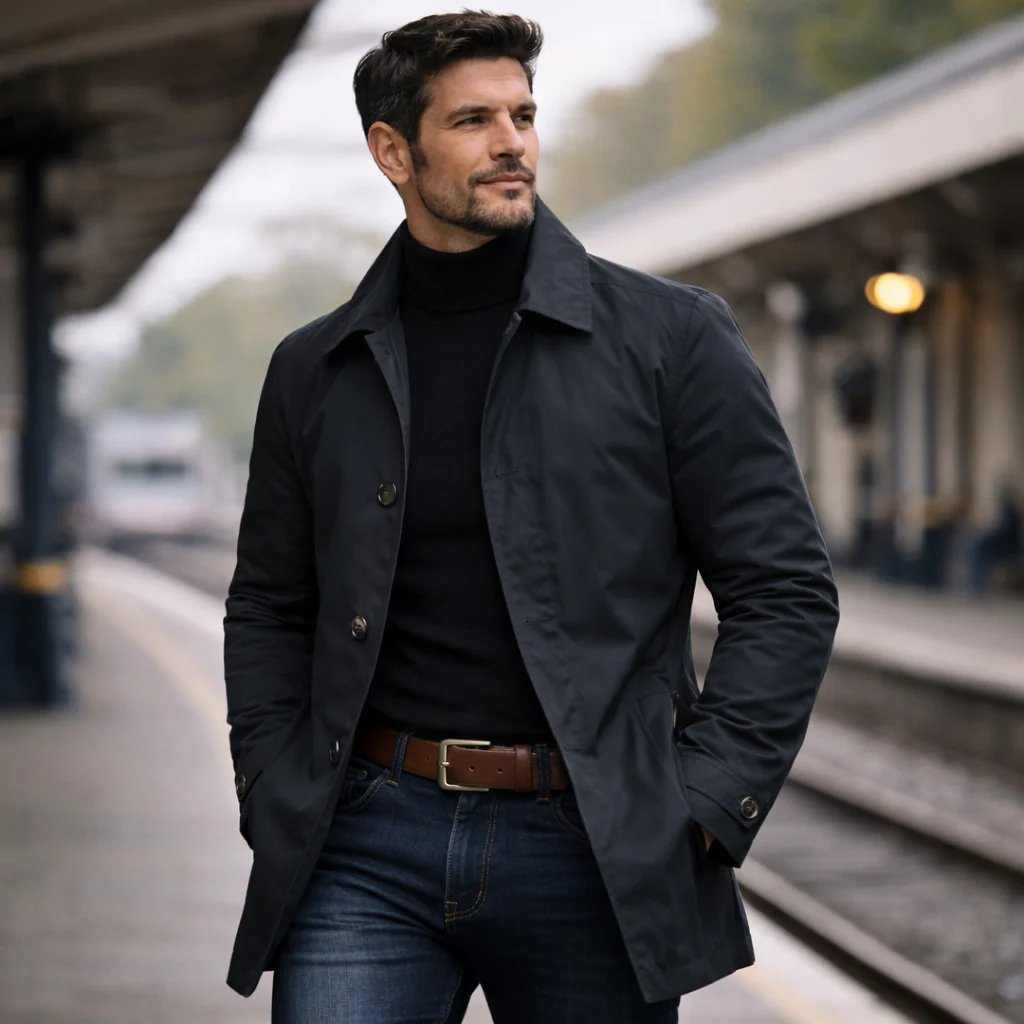 Cesar™ | Water-Resistant Wool-Blend Men's Coat