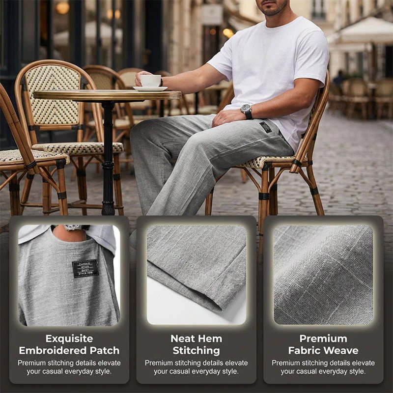 Remington™ | Lightweight Cotton Straight-Leg Trousers