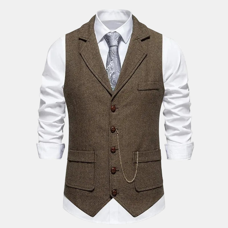 Augustus™ | Chain-Detail Formal Men's Vest