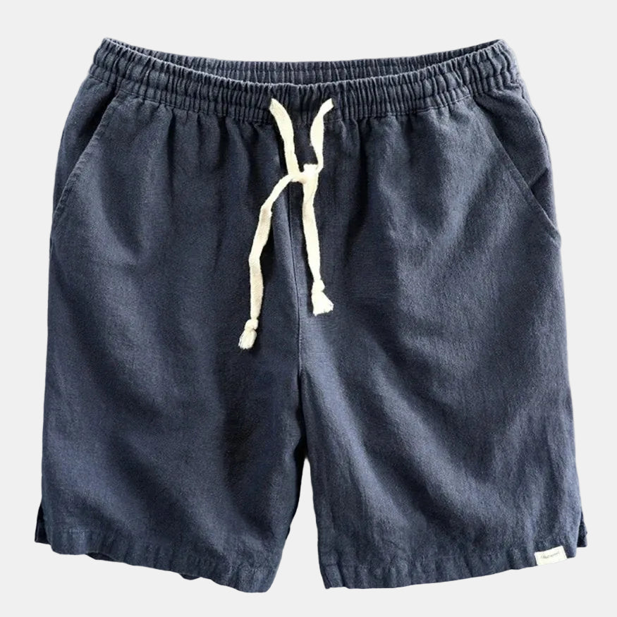 Benedict™ | Cotton Blend Elastic Waist Japan-Style Shorts