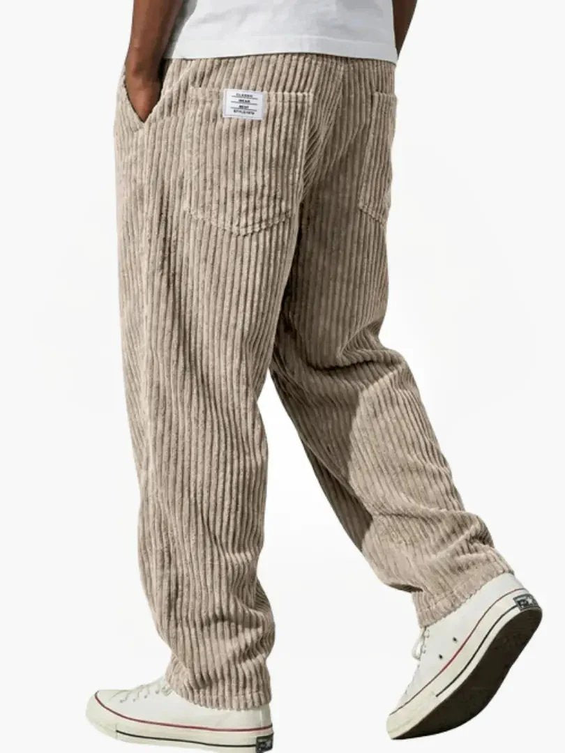 Christopher™ | Elastic Waistband Corduroy Trousers