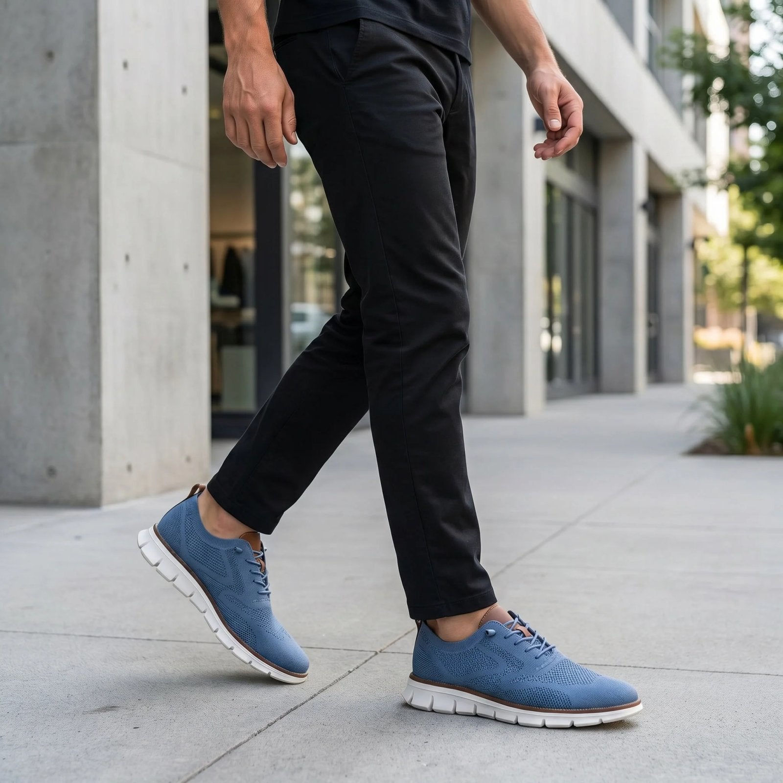 Liam™ | Breathable Mesh Knit Oxford Sneakers