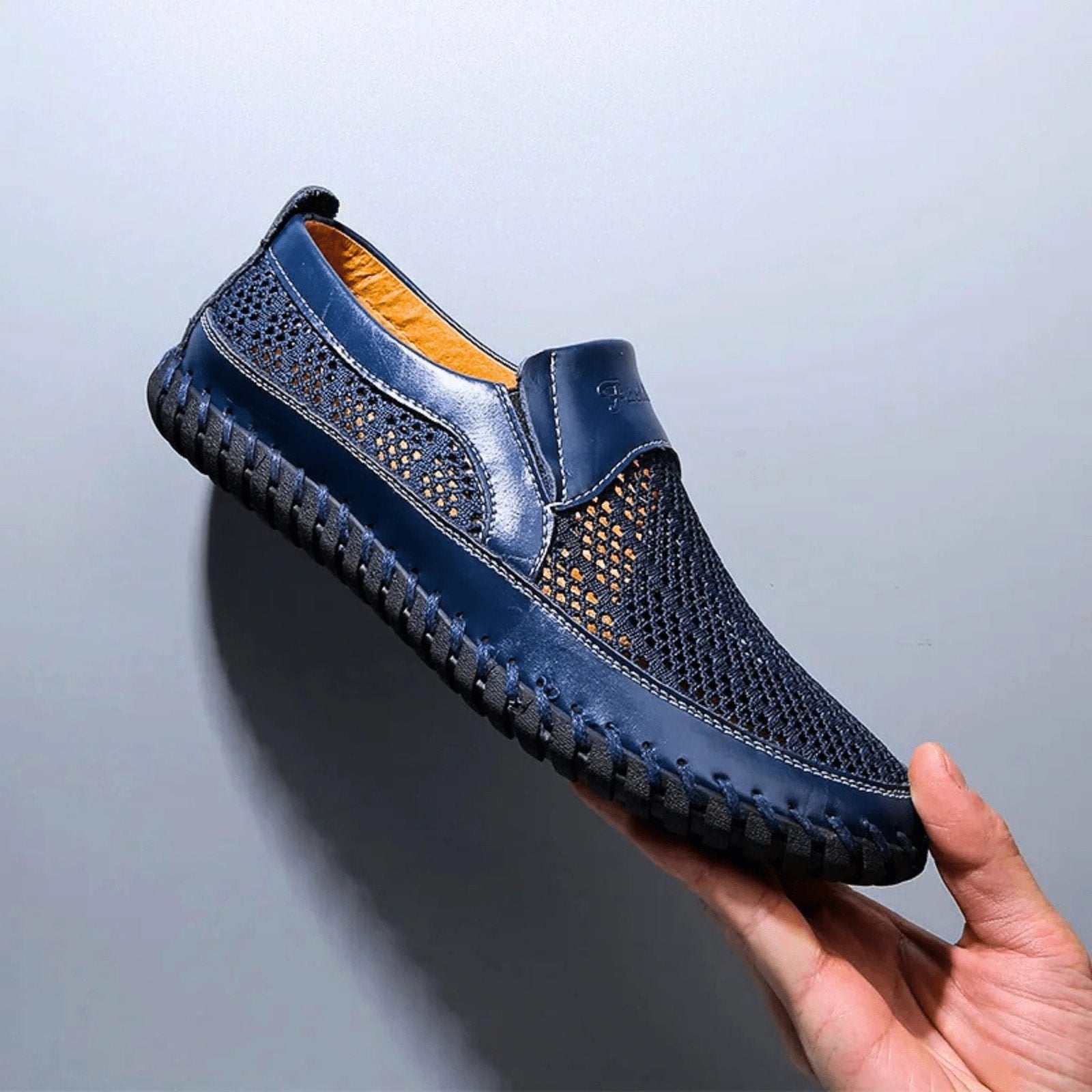 Percival™ | Breathable Leather Slip-On Shoes