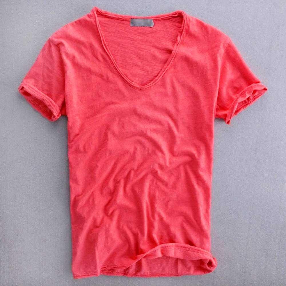 Harrison™ | V-Neck Cotton Short Sleeve T-Shirt