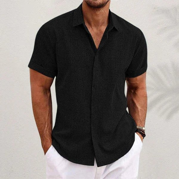 Benjamin™ | Breathable Cotton Button-Down Collar Shirt