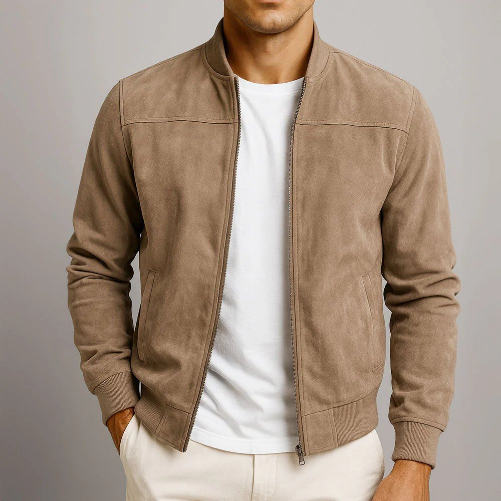 Drake™- Premium Suede Structured Men's Jacket