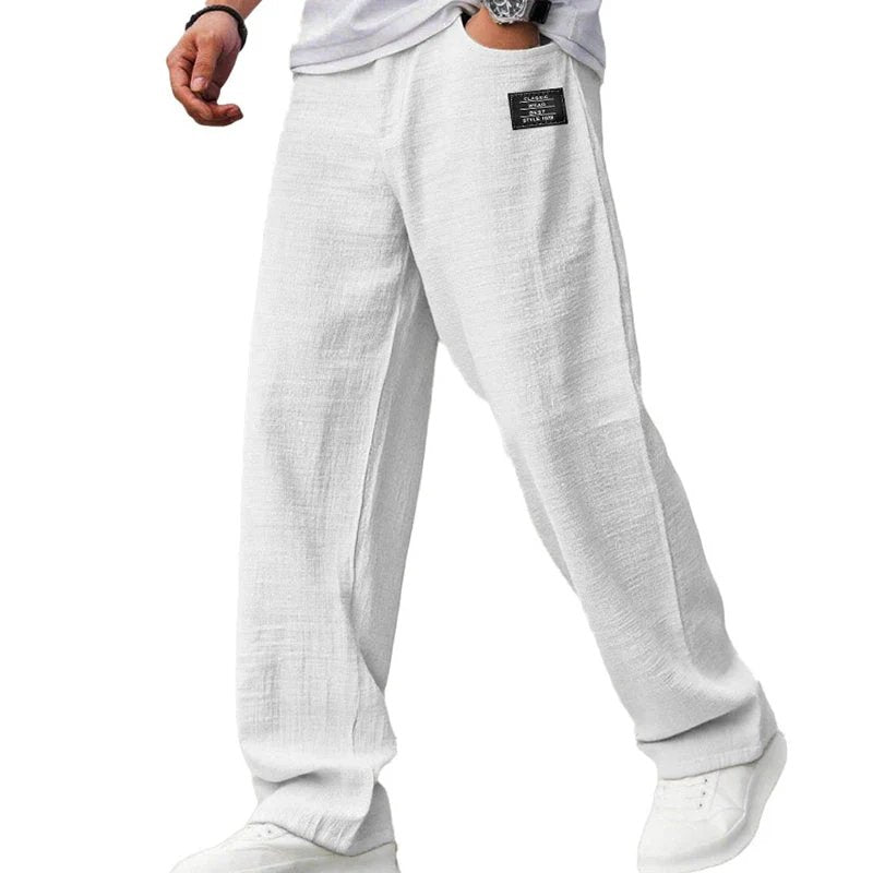 Remington™ | Lightweight Cotton Straight-Leg Trousers