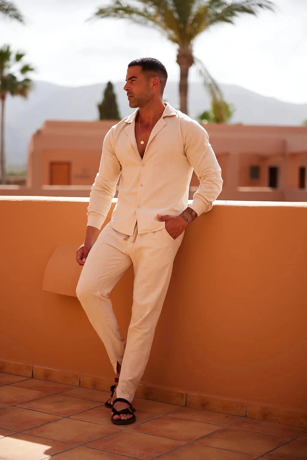 Noah™ | Breathable Linen Relaxed Fit Trousers