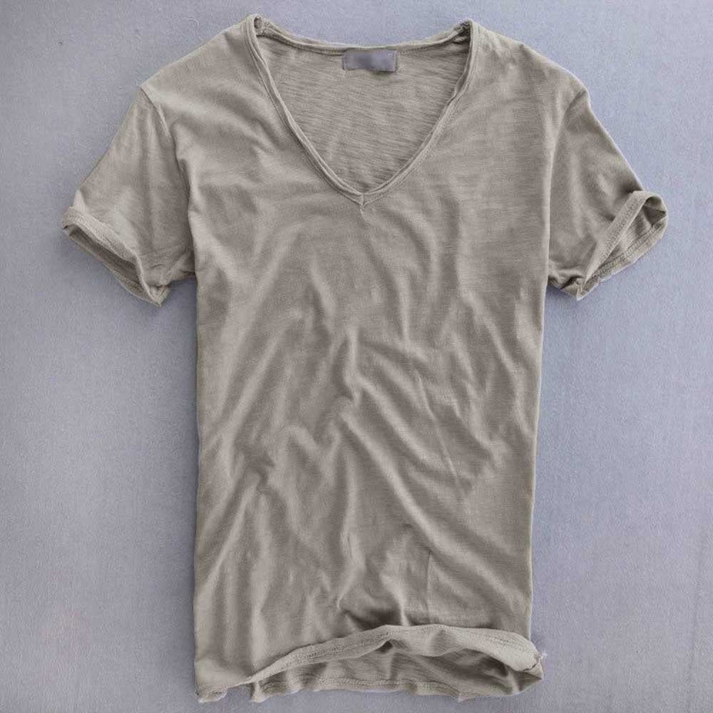 Harrison™ | V-Neck Cotton Short Sleeve T-Shirt