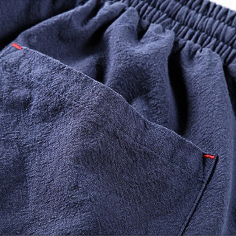 Benedict™ | Cotton Blend Elastic Waist Japan-Style Shorts