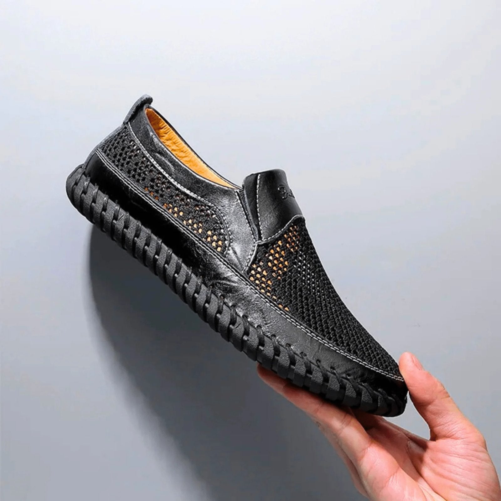 Percival™ | Breathable Leather Slip-On Shoes