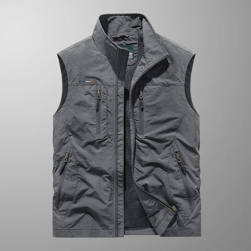 Edward™ | Breathable Multi-Pocket Cargo Vest