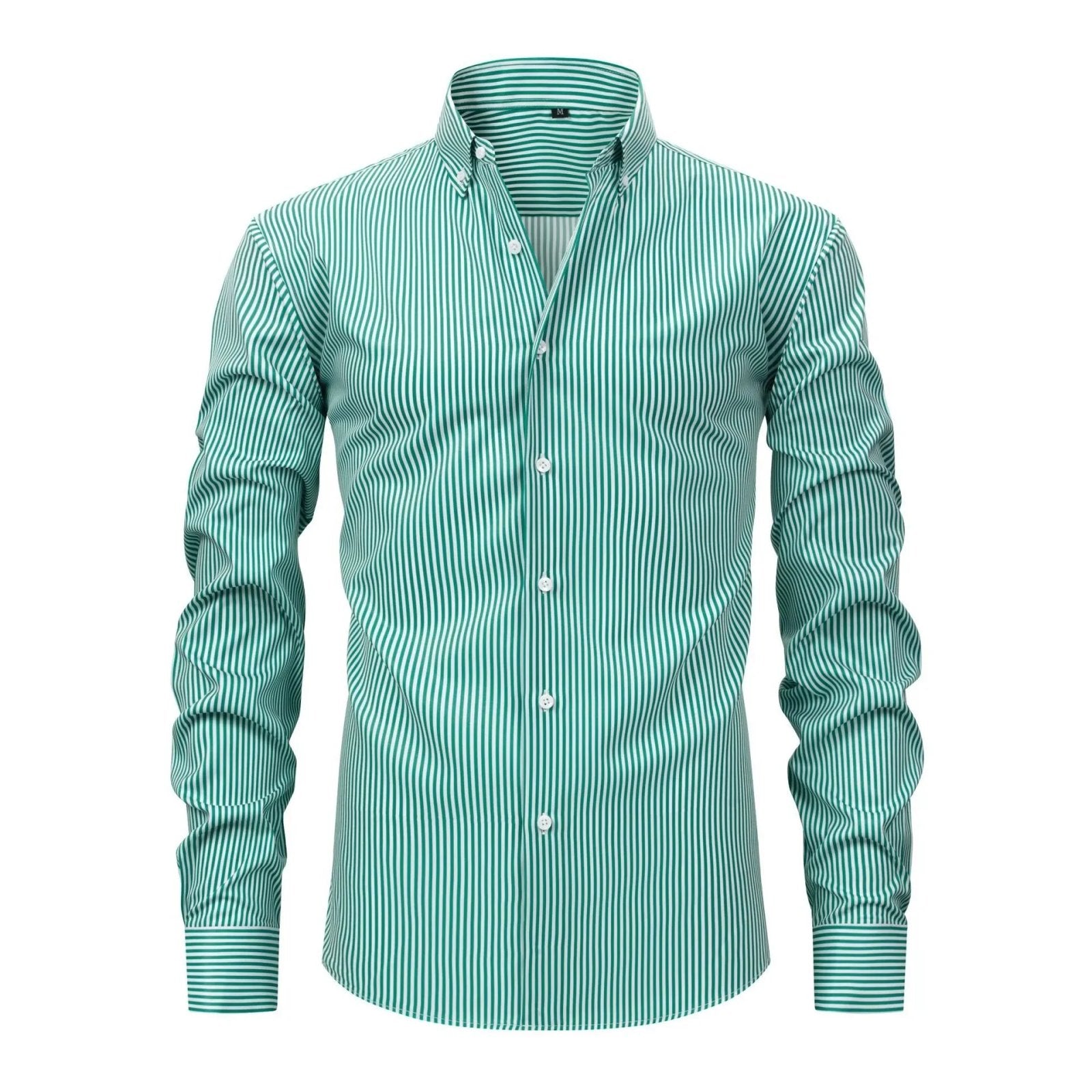 Matteo™ | High-Stretch Striped Dress Shirt