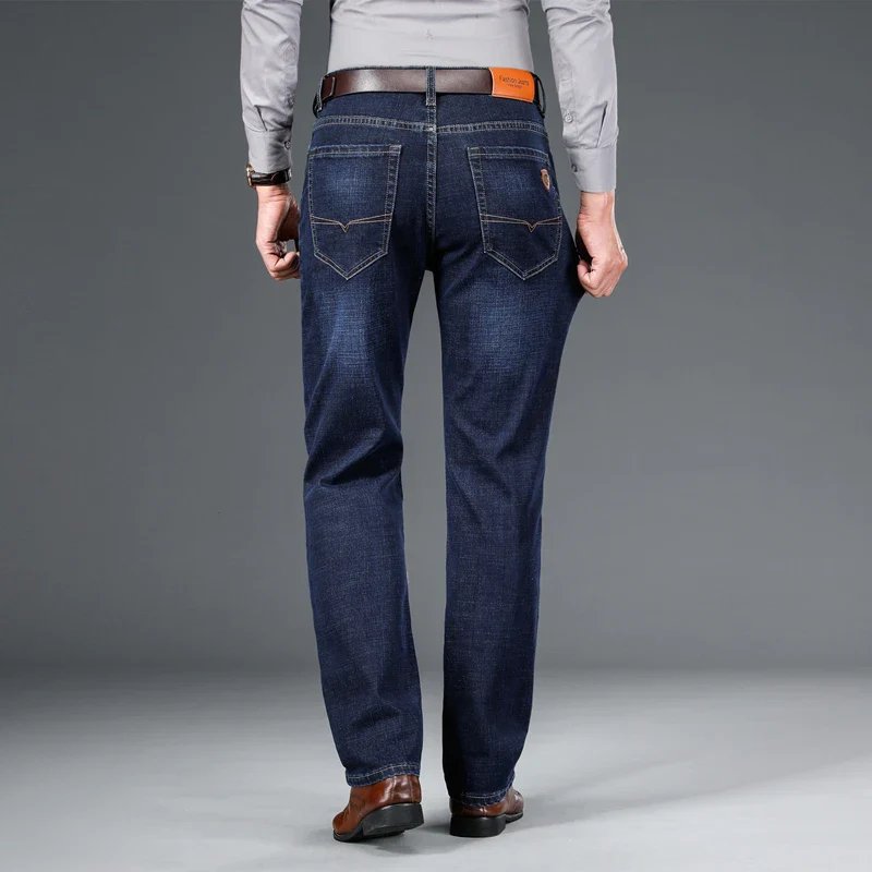 Livingston™ | Stretch Cotton Structured Fit Denim Jeans